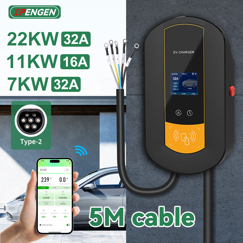 Ev Charger Wallbox - IPENGEN Type2 Зарядная станция для электромобилей