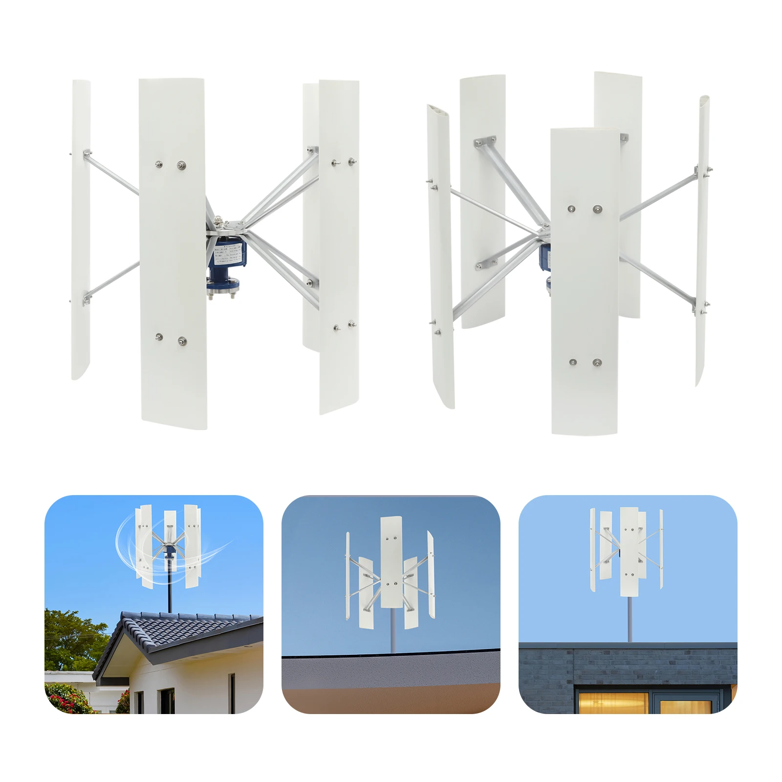 Ветрогенератор 12В/24В, 100Вт, – обзор и цена Mini Wind Turbine Vertical