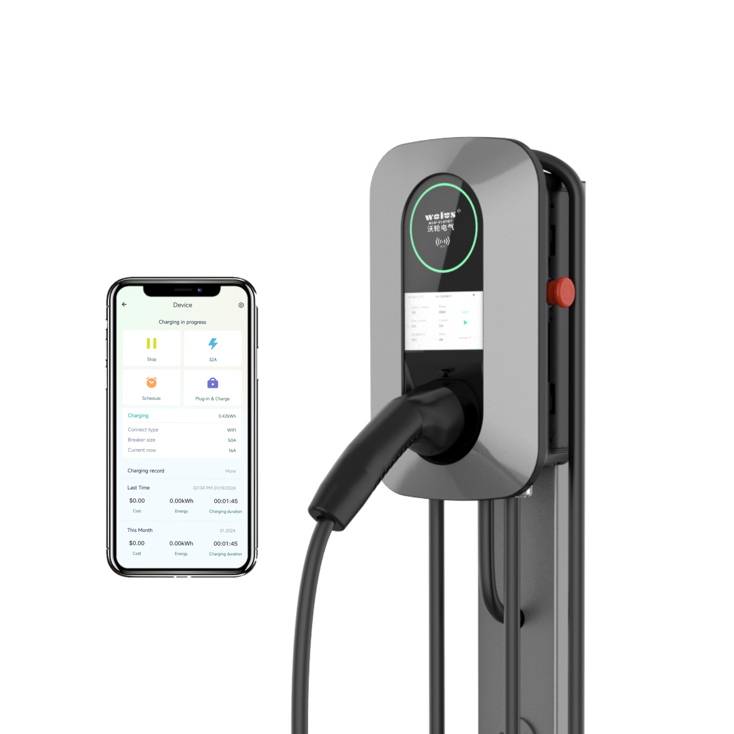 Зарядная станция переменного т – обзор и цена Ev Charger Wallbox
