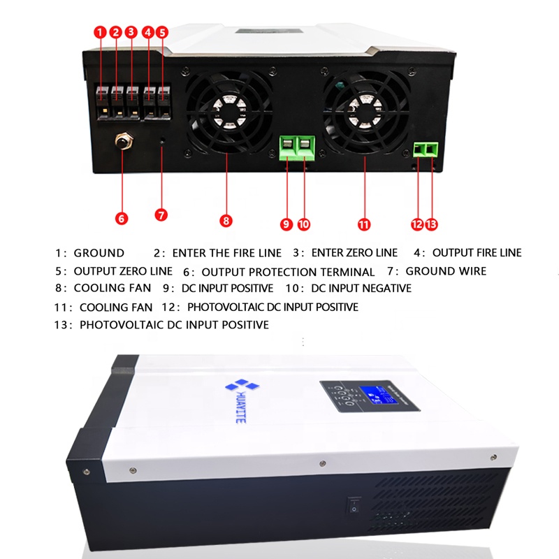 5,6 кВт 3,6 кВт Гибридный солн – обзор и цена Hybrid Solar Inverter