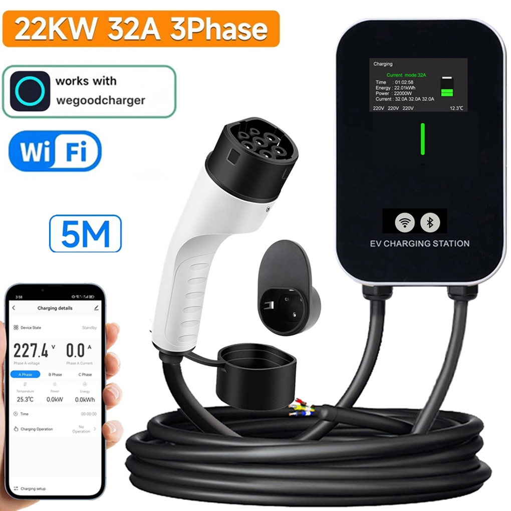 TYPE-2 Зарядное устройство для – обзор и цена Ev Charger Wallbox
