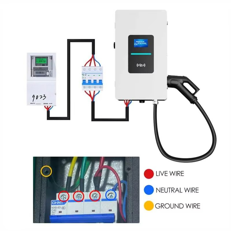Зарядная станция RSCHG 20 кВт  – обзор и цена Ev Charger Wallbox